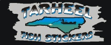Tarheel Fish Stickers